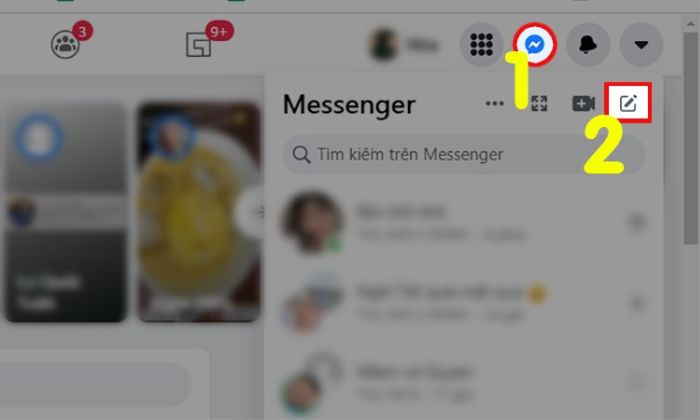 cách tạo nhóm chat trên messenger facebook
